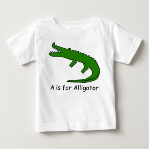 A är för alligator t shirt