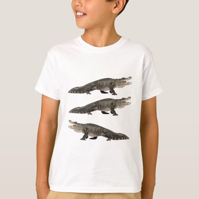A är för American Alligator T Shirt (Framsida)