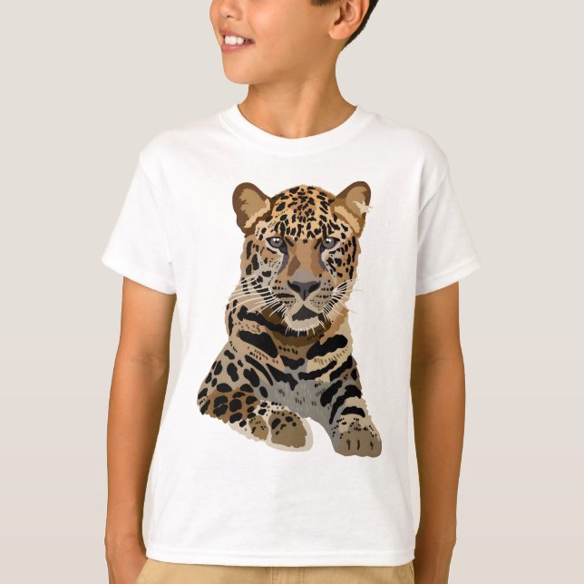 A är för Amur Leopard T Shirt (Framsida)