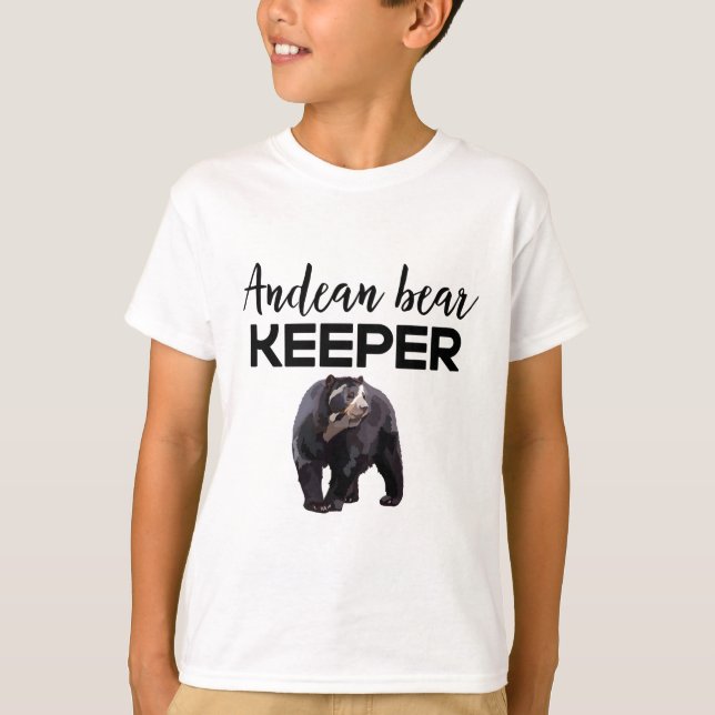 A är för Andean Bear Keeper T Shirt (Framsida)
