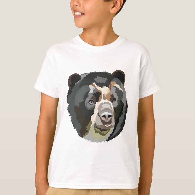 A är för Andean Bear T Shirt (Framsida)