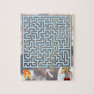 A är för Angel Maze Puzzle Pussel