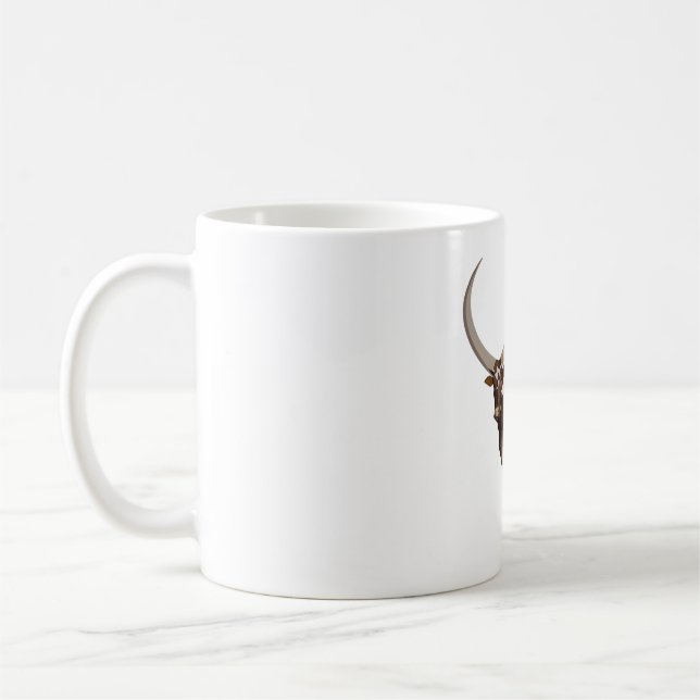 A är för Ankole Cattle Kaffemugg (Vänster)