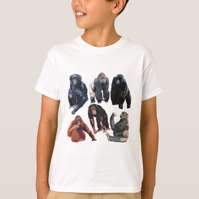 A är för Ape T Shirt (Framsida)