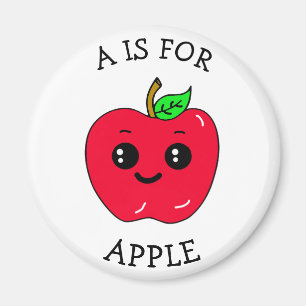 A är för Apple Education Magnet
