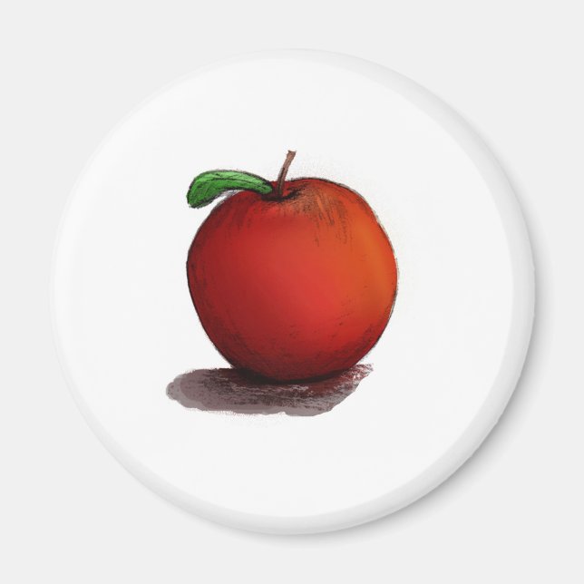 A är för Apple Magnet (Framsidan)