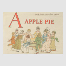 A är för Apple Paj Vintage återställd Baking Gift
