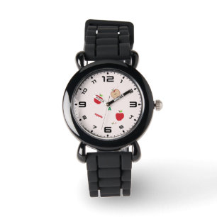 A är för äpple rosa armbandsur