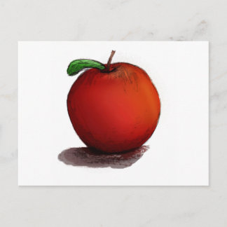 A är för Apple Vykort