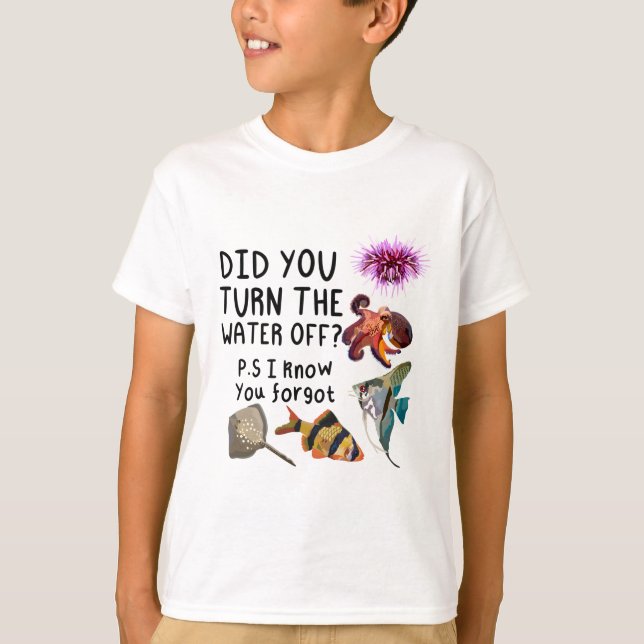 A är för Aquarium T Shirt (Framsida)
