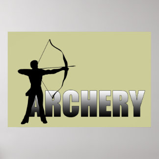 A är för Archer - Archery Poster