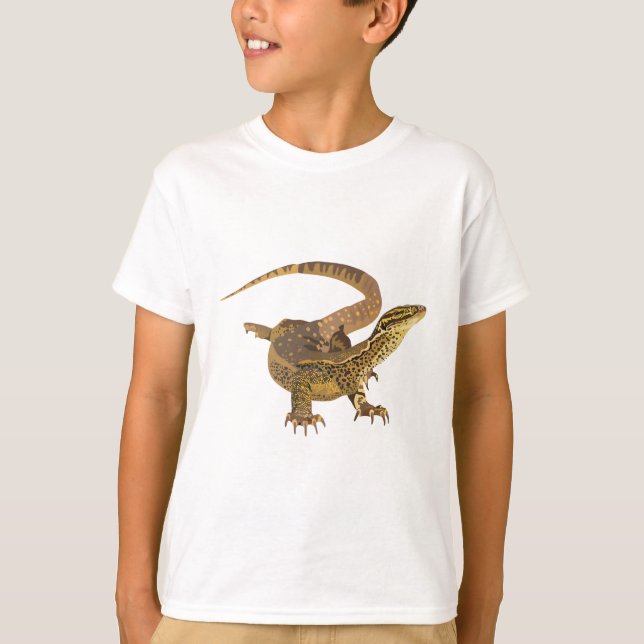 A är för Argus Monitor Lizard T Shirt (Framsida)