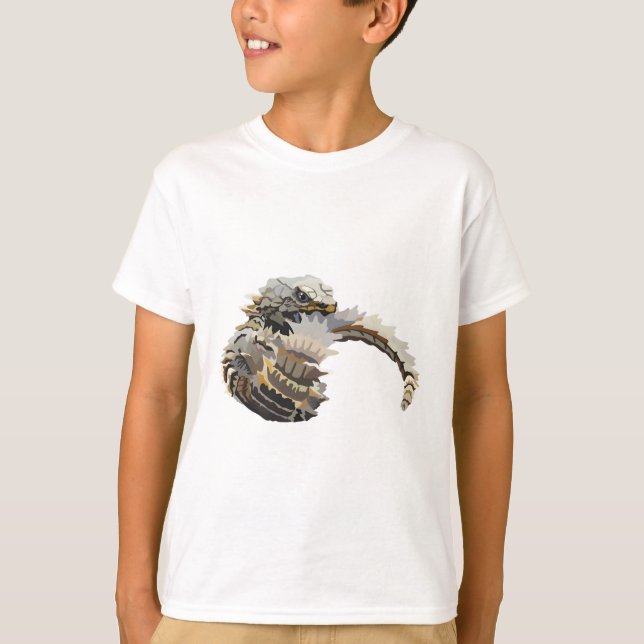A är för Armadillo Girdled Lizard T Shirt (Framsida)
