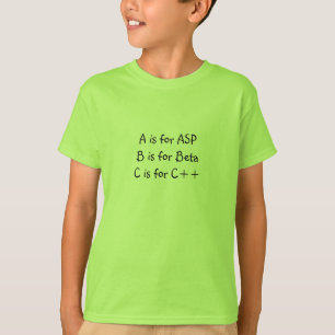 A är för ASP T-shirt