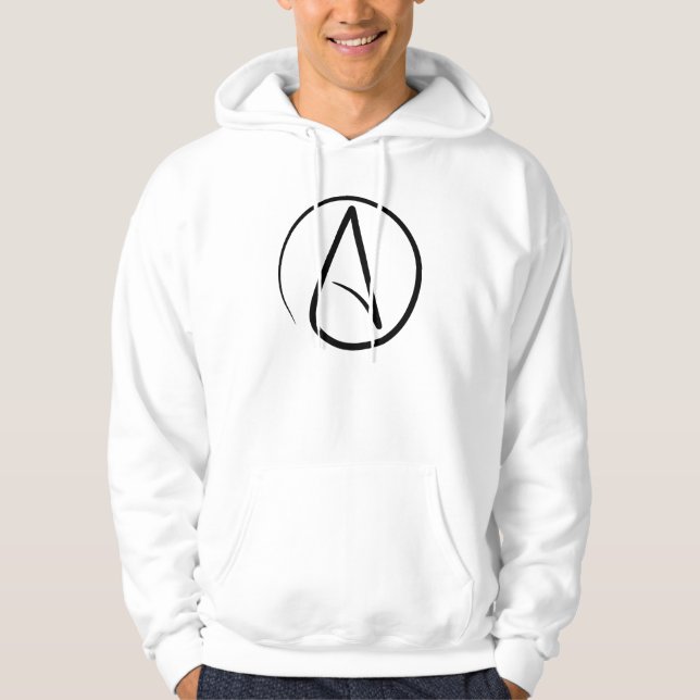 A är för ateismHoodie Hoodie (Framsida)