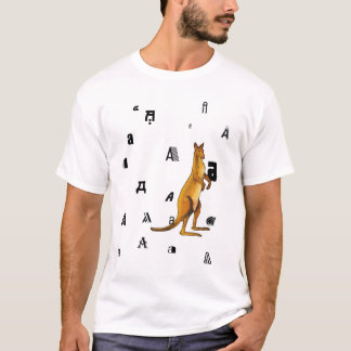 A är för australiensiska känguruungar T Tee Shirt