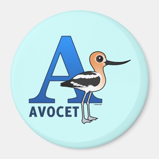 A är för Avocet Magnet (Framsidan)