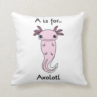 A är för Axolotl kudder Kudde