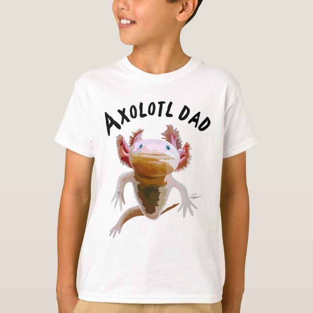 A är för Axolotl T Shirt (Framsida)