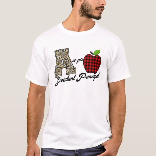 A är för biträdande värderings- och värderingsuppg t shirt (Framsida)