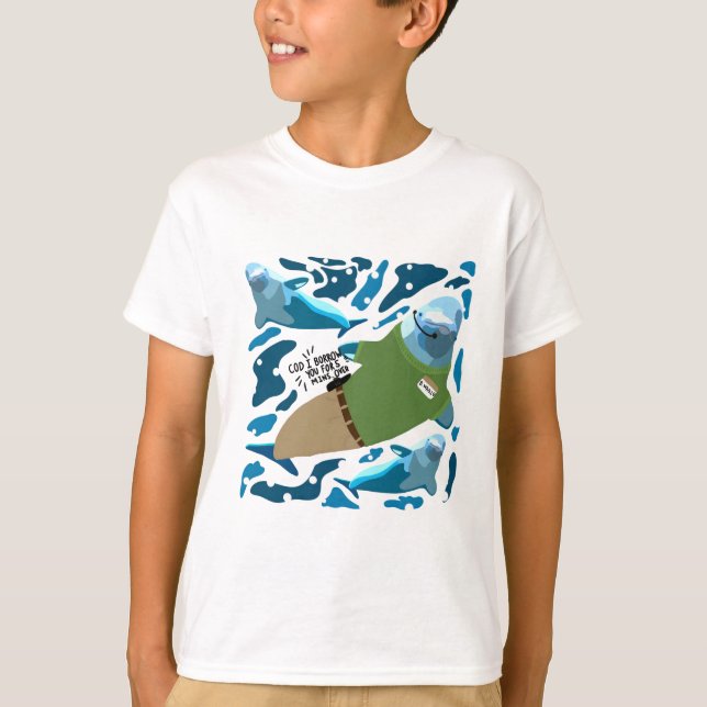 A är för djur som Zookepers T Shirt (Framsida)