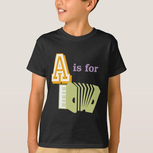 A är för dragspel tee (Framsida)