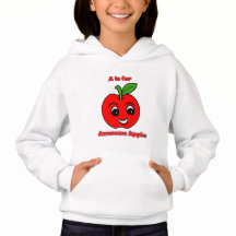 A är för Fantastisk-äppelbarnens alfabetdesign