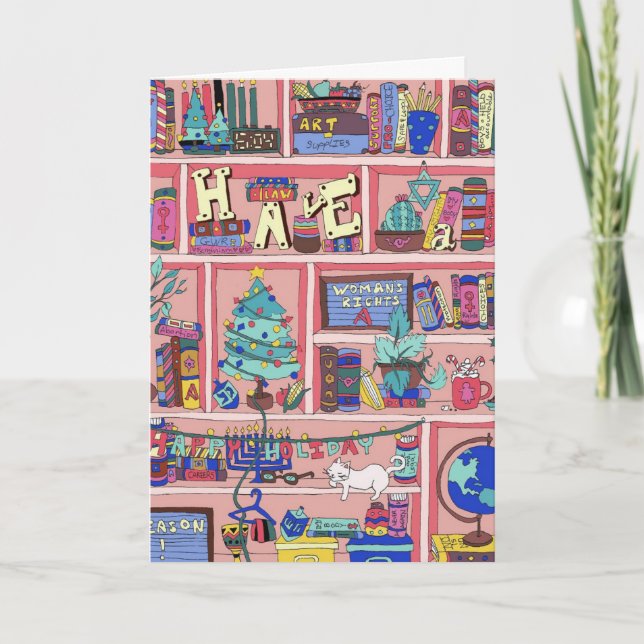 A är för Kiara Moreno Helgdag Kort (Framsida)