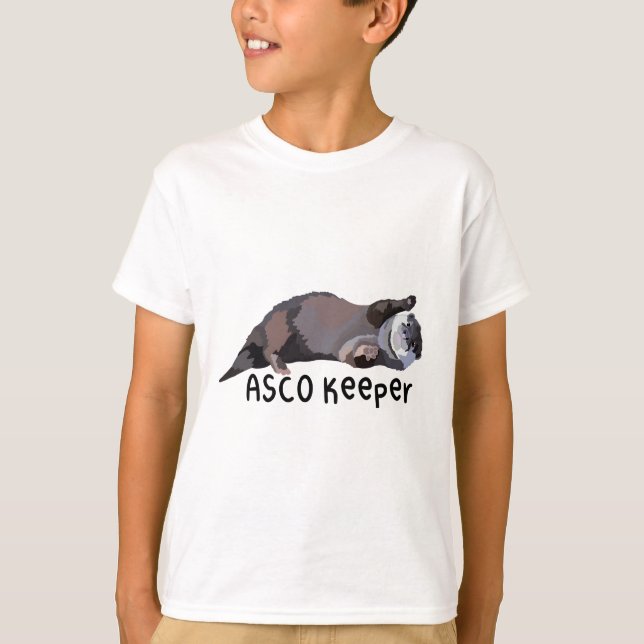 A är för Otter Keeper från Kort T Shirt (Framsida)
