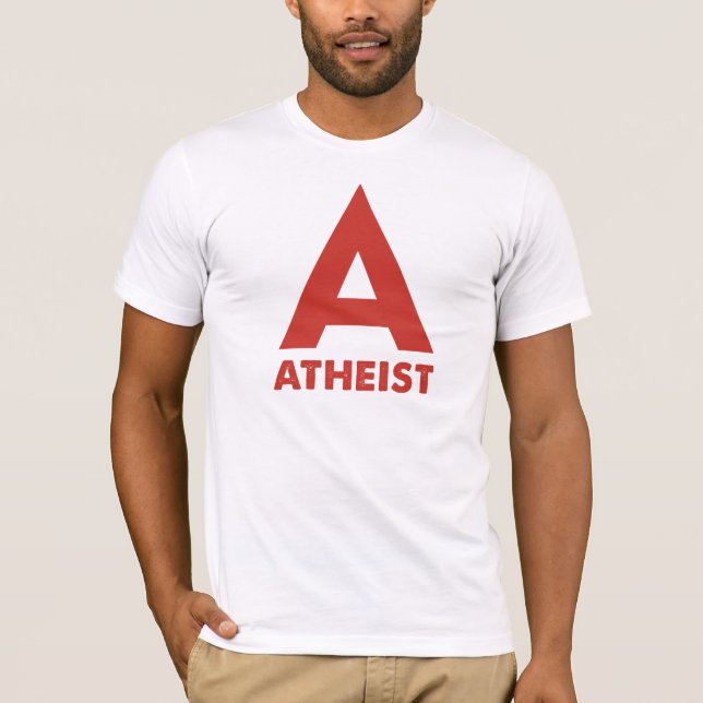 A: ATEIST T-SHIRT (Framsida)
