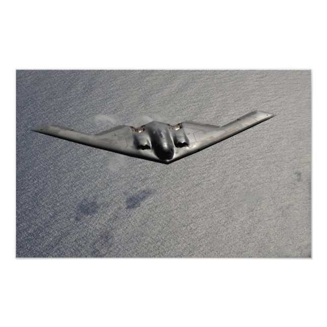 A B-2 Spirit flyger över Stilla havet Fototryck (Framsidan)