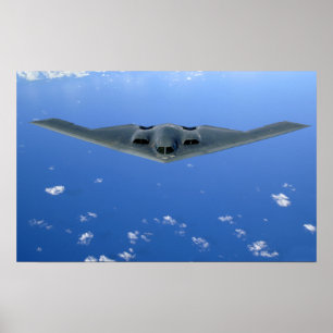 A B-2 Spritsprit genom himlar Poster