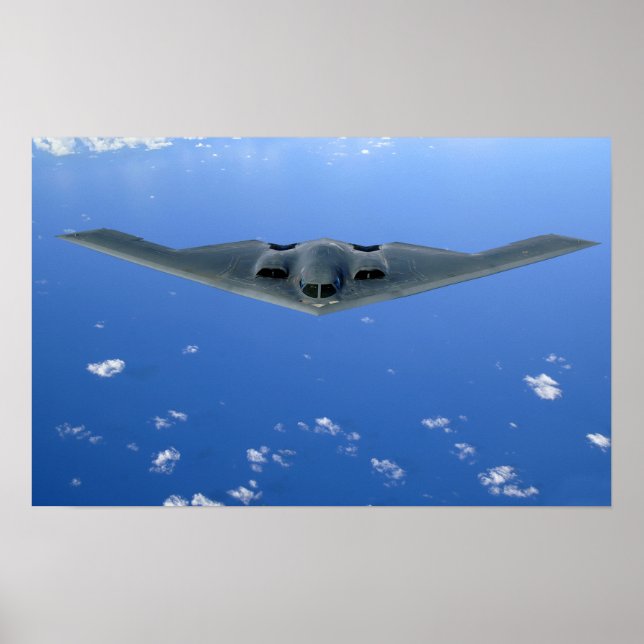 A B-2 Spritsprit genom himlar Poster (Framsidan)