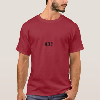 A.B.C. Född kines för amerikan Tee Shirt