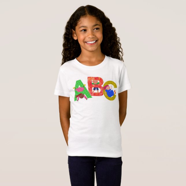 A B C tröja, till salu ! T-shirt (Hel framsida)