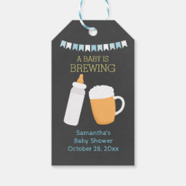 A Baby andas BABY-Q Gift Märkres (Boy) Presentetikett