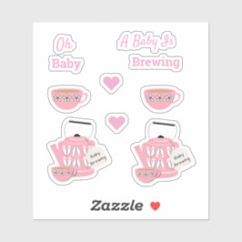 A Baby andas Rosa Klistermärken