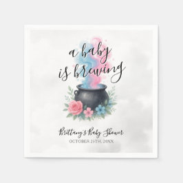 A Baby andas Rosa och blått ljus Pappersservett