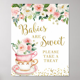 A Baby andas Tea Party, ta ett läkemedel Poster