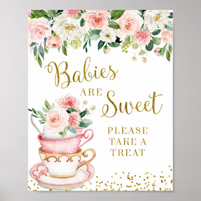 A Baby andas Tea Party, ta ett läkemedel Poster (Framsidan)