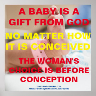 A Baby är en gåva från GOD Poster
