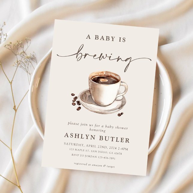 A Baby är en inbjudan till en babyåda (Skapare uppladdad)