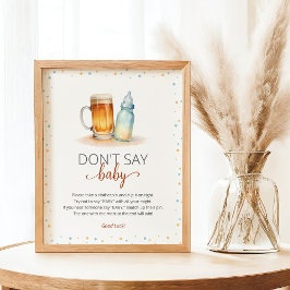 A Baby är ett spel för babyskor Poster