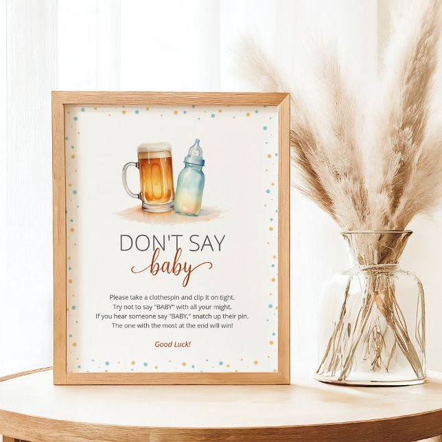 A Baby är ett spel för babyskor Poster (Skapare uppladdad)