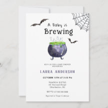 A Baby bringar Cute Halloween Babydusch