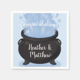 A Baby brinner, babyblått, babyblått Pappersservett