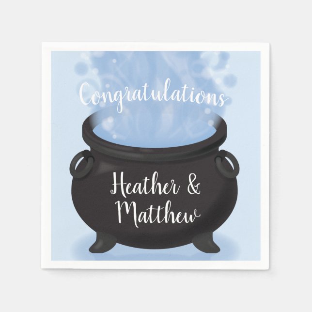 A Baby brinner, babyblått, babyblått Pappersservett (Framsidan)