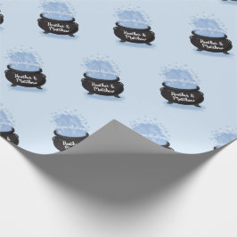 A Baby brinner, babyblått, babyblått Presentpapper