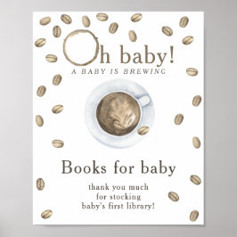A baby brinner Bokar för baby Poster