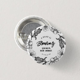 A baby brinner genom Gothic Flowers tatt Baby Show Knapp